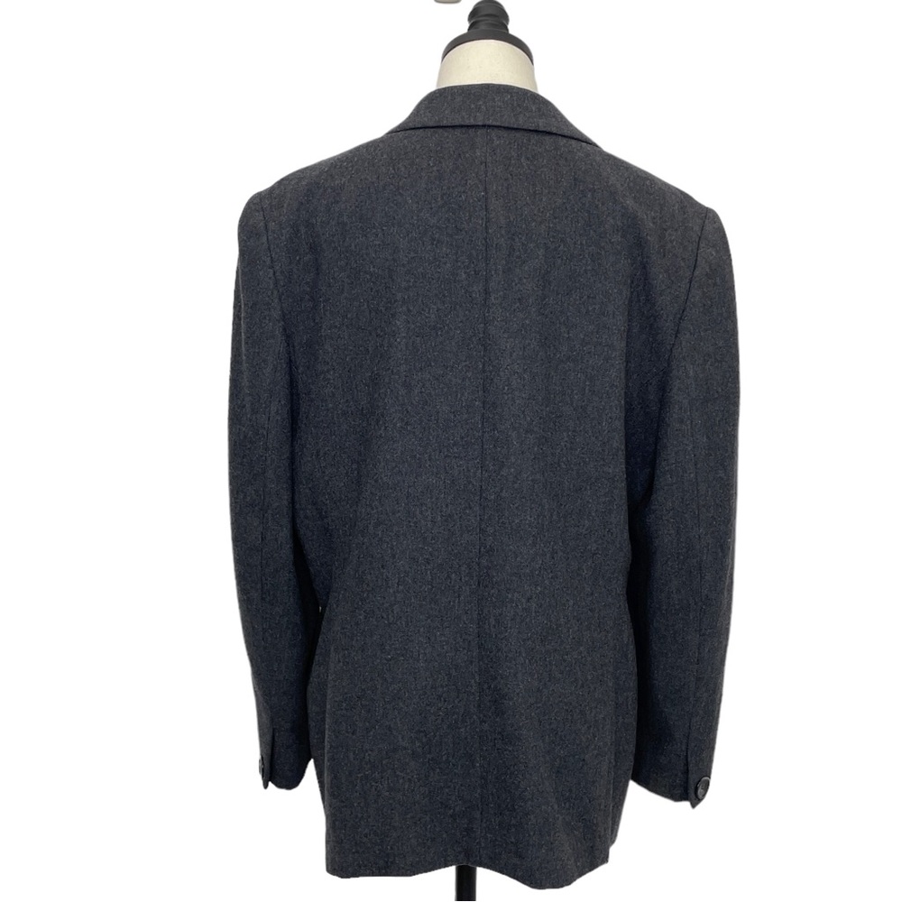 Pendleton Wool Blazer 1 Button Gray Size 14 Made … - image 6